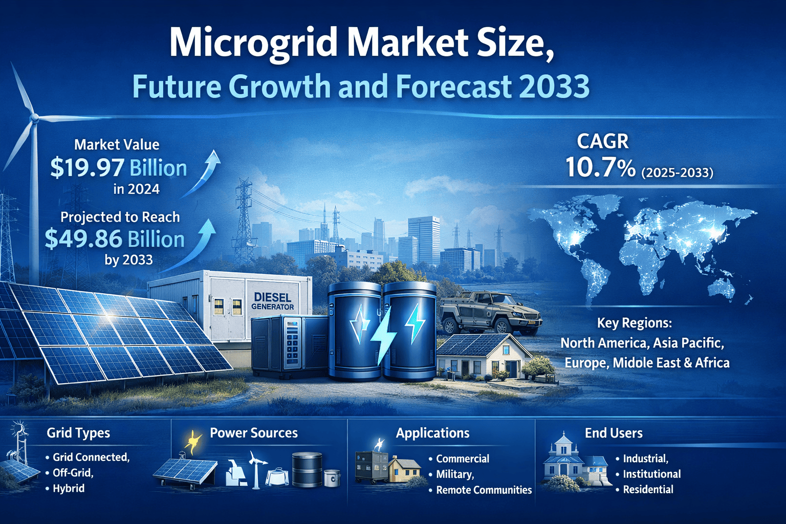Microgrid Market: Comprehensive Analysis of Growth Drivers, Segments, and Global Opportunities Through 2033