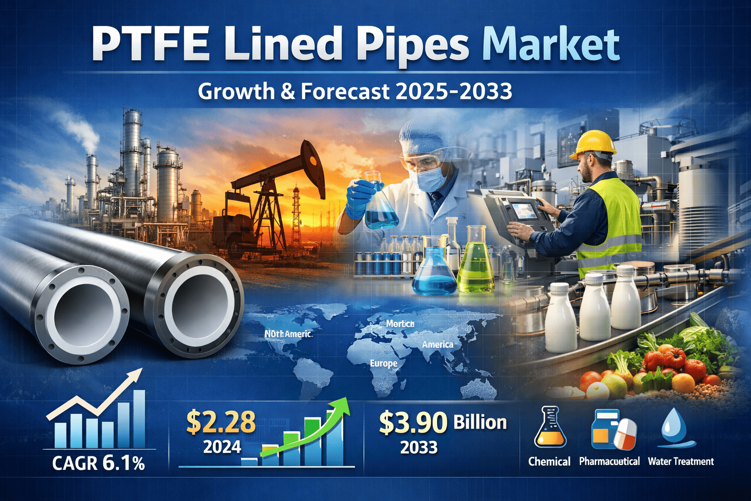 PTFE Lined Pipes Market: Growth Trends, Key Drivers, and Industry Outlook to 2033